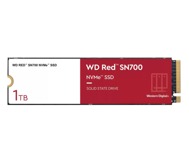 WD 1TB M.2 PCIe NVMe Red SN700 WDS100T1R0C - 691665 - zdjęcie